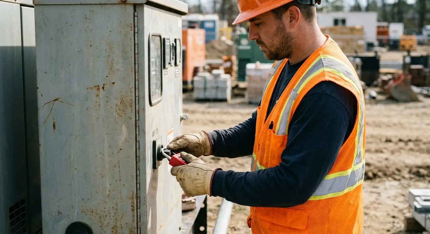 Industrial generator safety inspection and setup in Southampton, NY