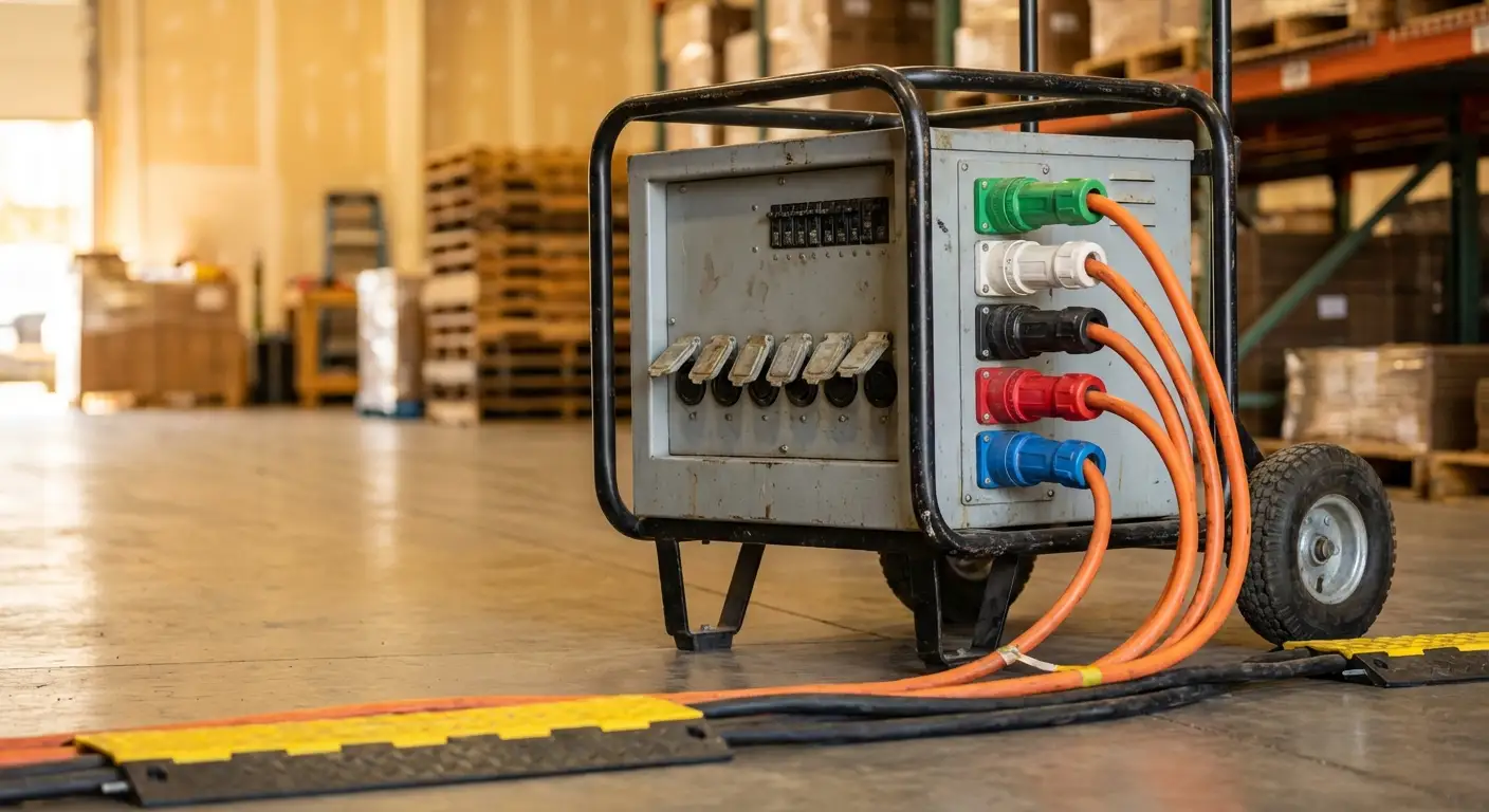 Commercial generator and power distribution equipment in Southampton, NY