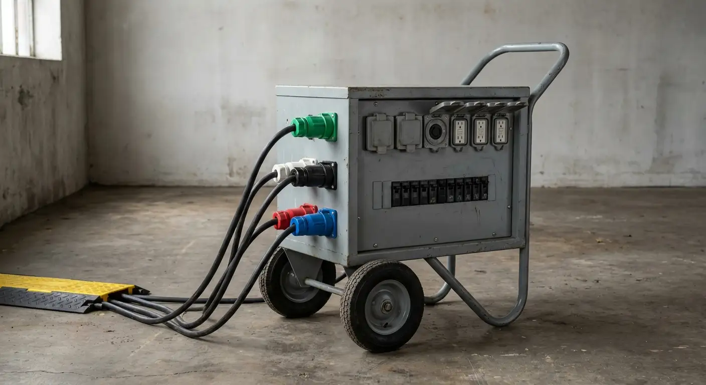 Temporary power distribution equipment in Southampton, NY