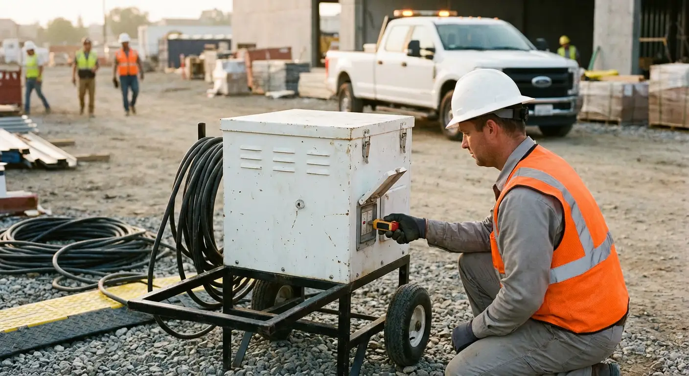 Safety inspection in progress in Southampton, NY