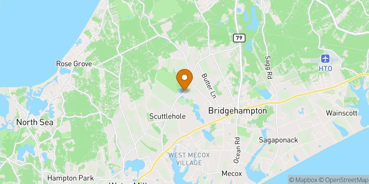 Tuckahoe neighborhood map in Southampton, NY