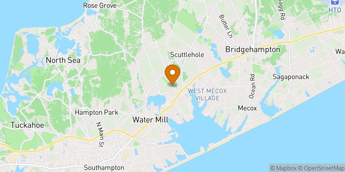 Southampton Village neighborhood map in Southampton, NY